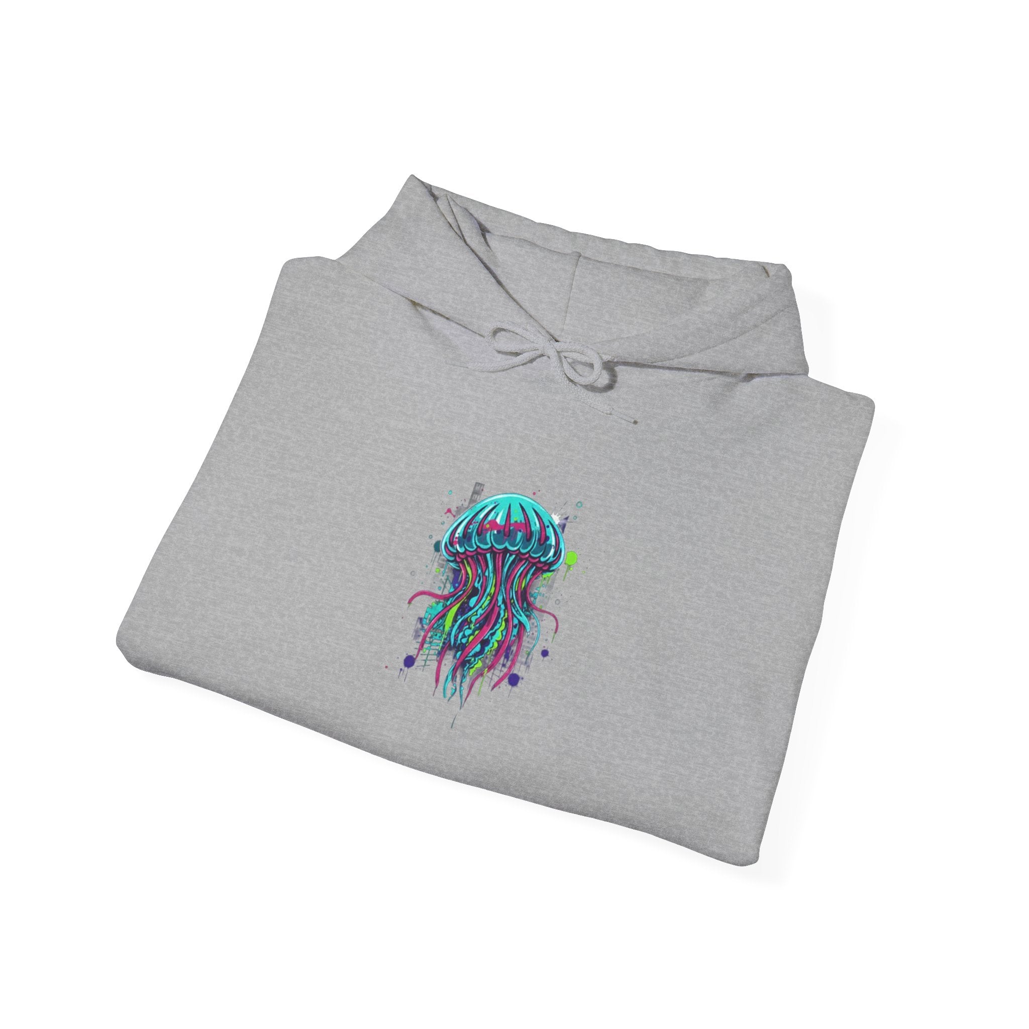 Graffiti Jellyfish - Graphic Hoodie