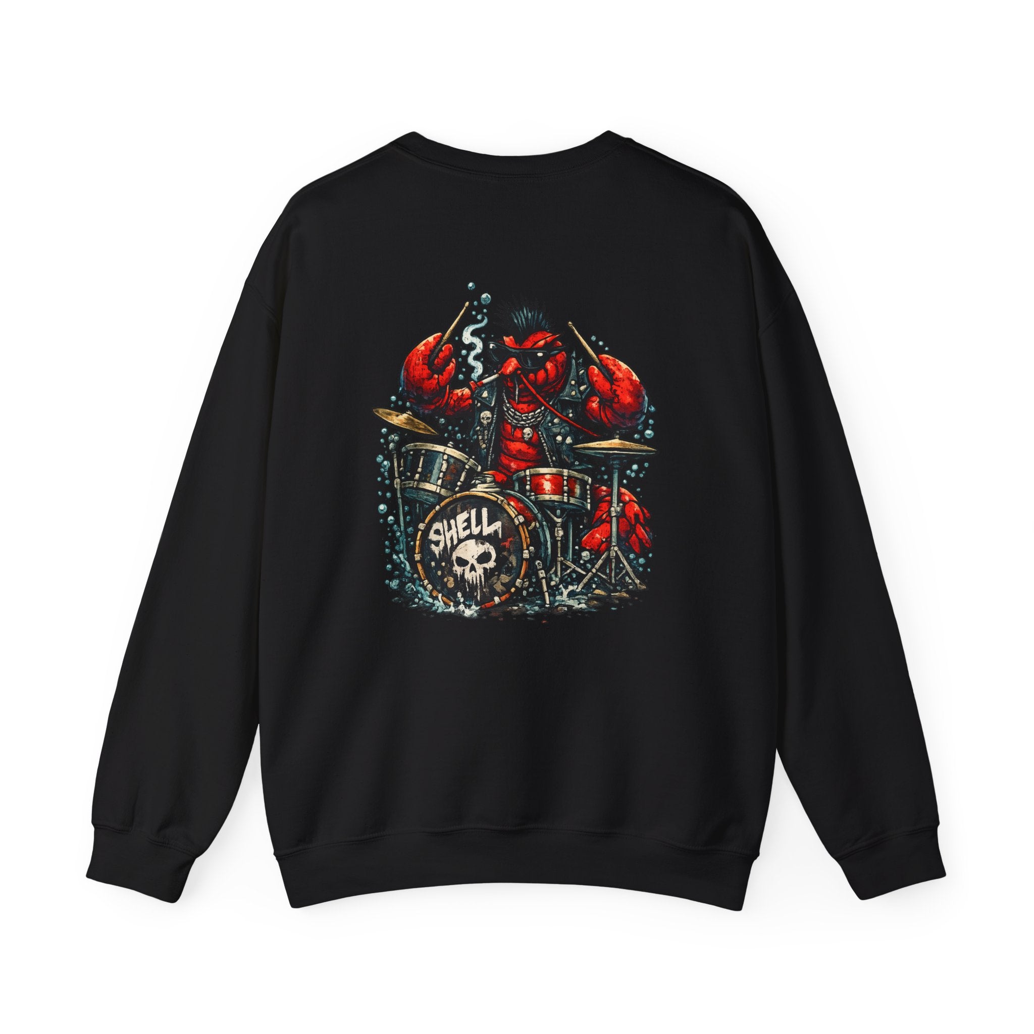 Lobster drums - "Made under pressure. Made below sea level." - Graphic Sweater