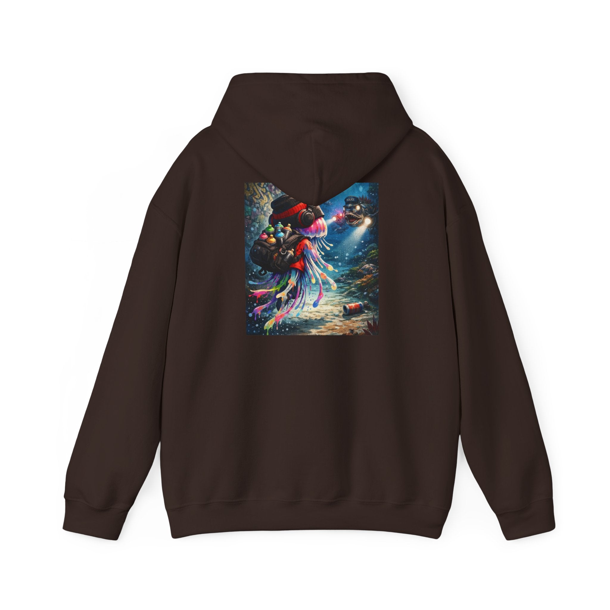 Graffiti Jellyfish - Graphic Hoodie
