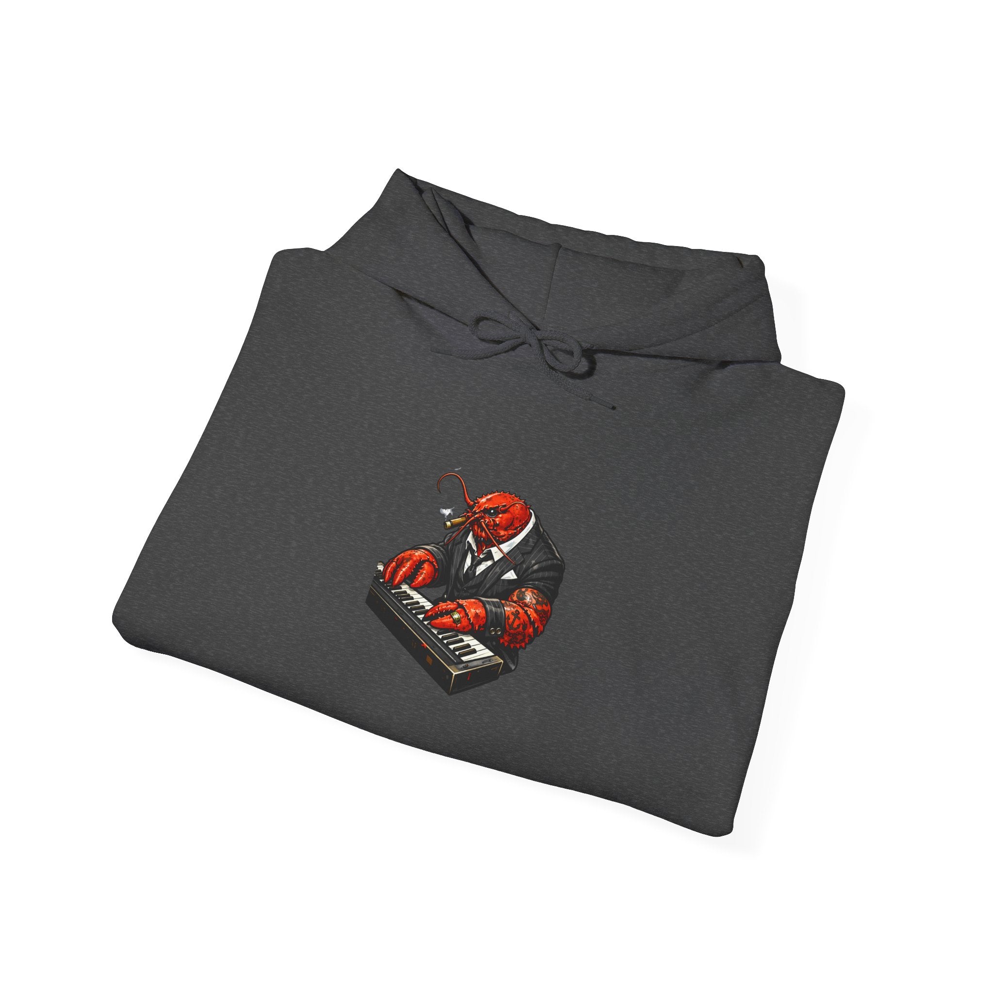 Lobster plays piano too - Graphic Hoodie