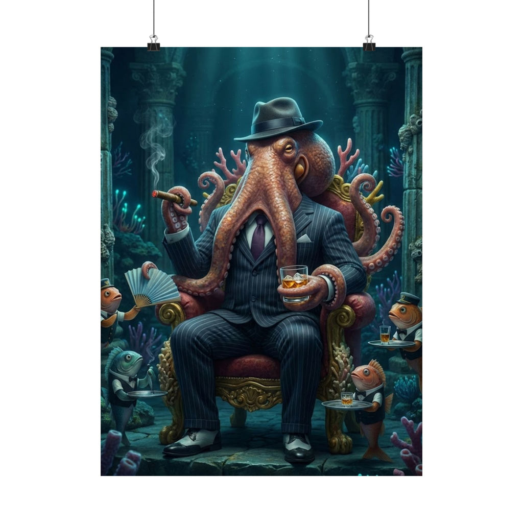 King Octopus - Graphic Poster