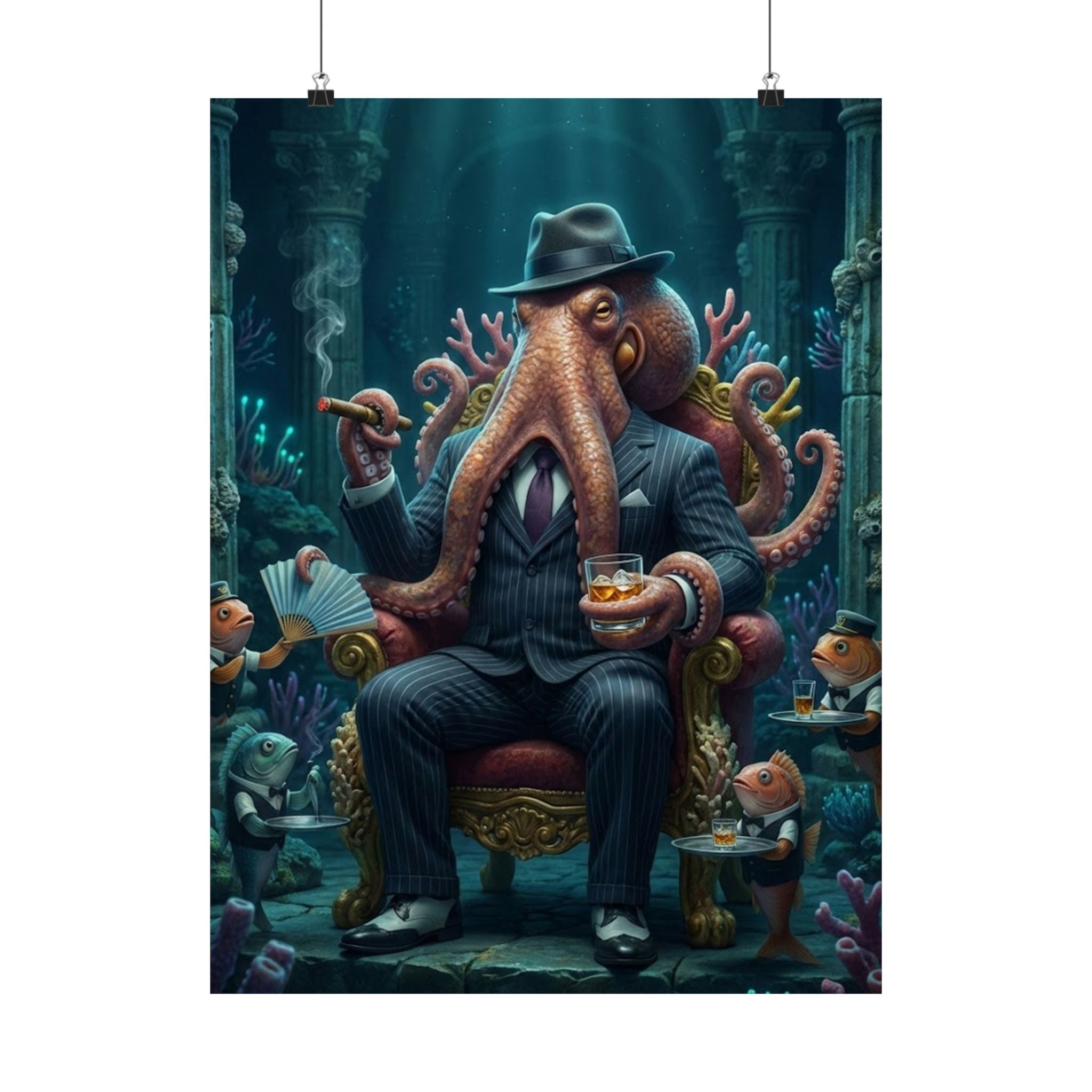 King Octopus - Graphic Poster