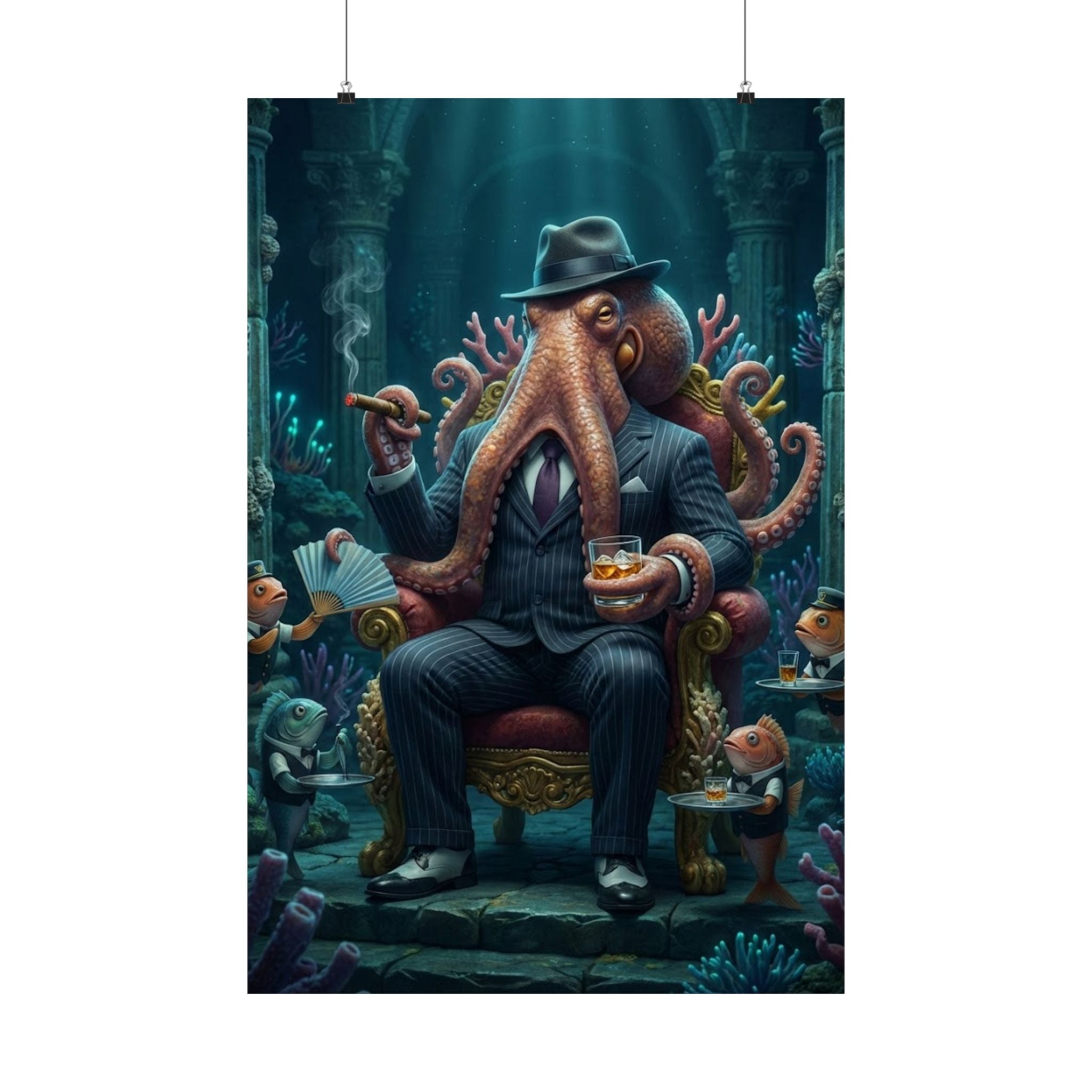 King Octopus - Graphic Poster