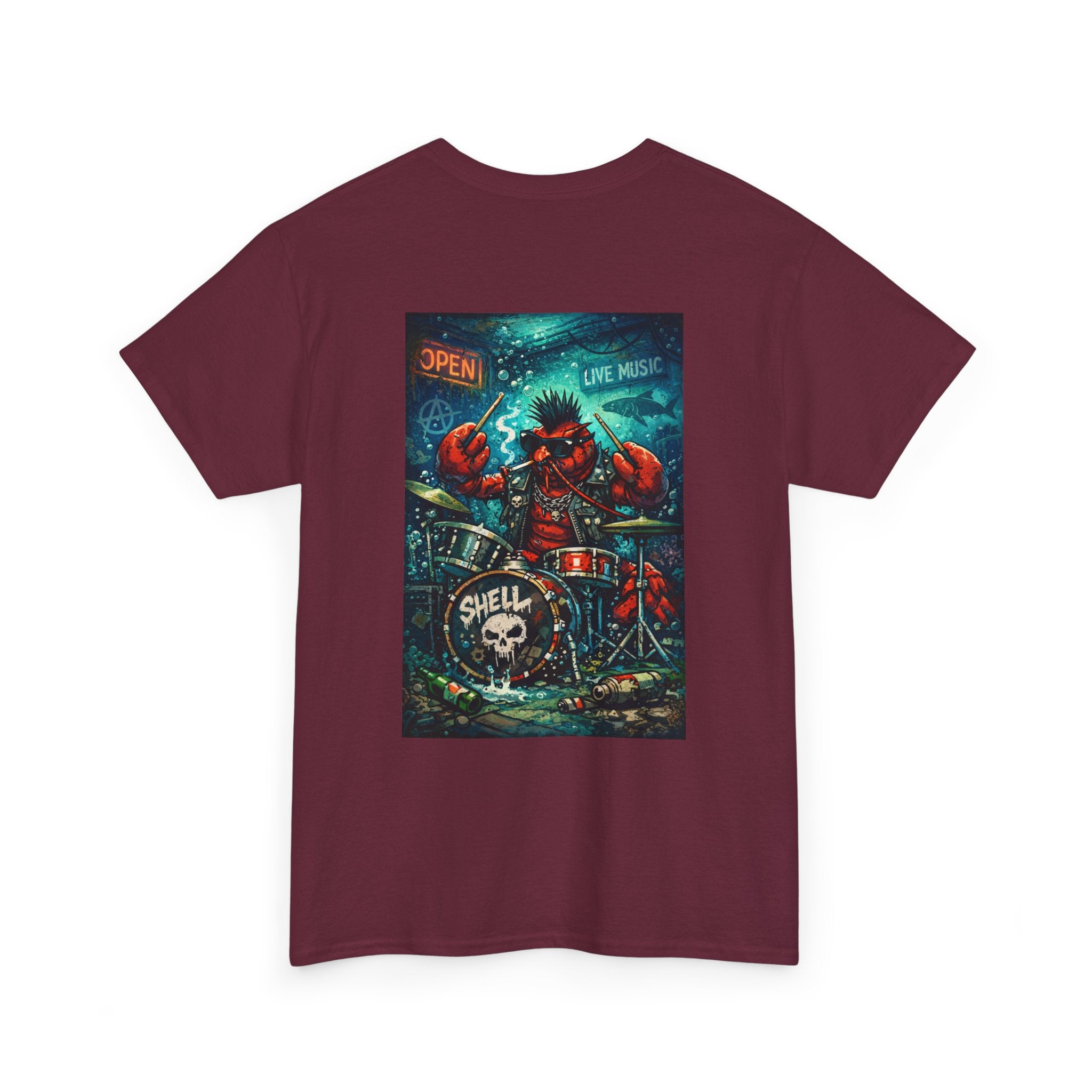 Drummer Lobstar  - Graphic T-Shirt