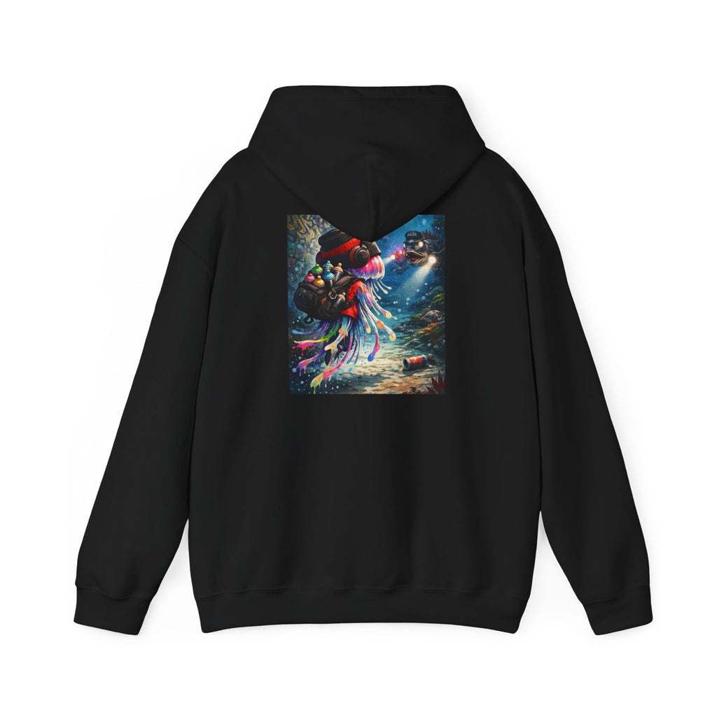 Graffiti Jellyfish - Graphic Hoodie
