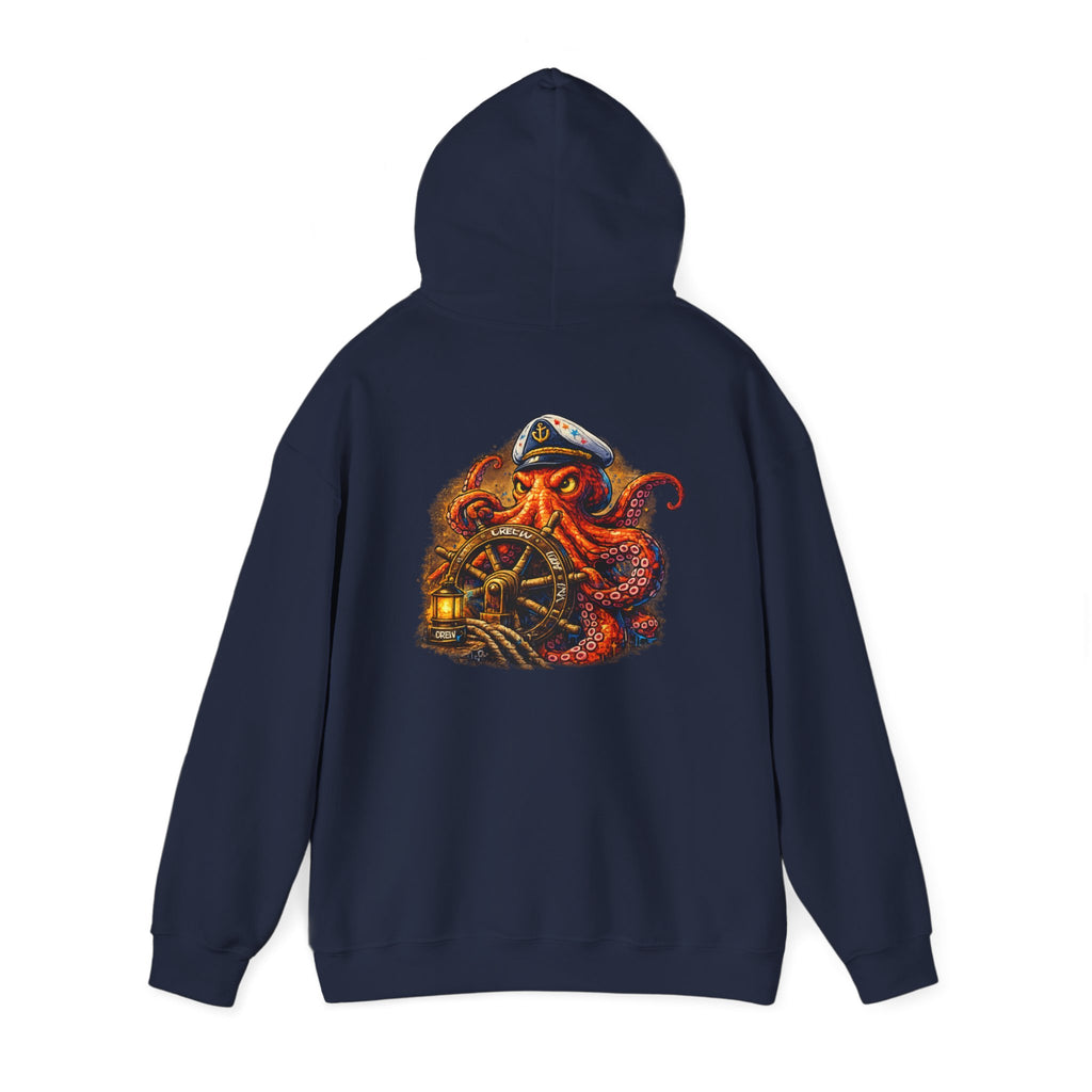 Captain Octopus - "Made under pressure. Made below sea level." - Graphic Hoodie