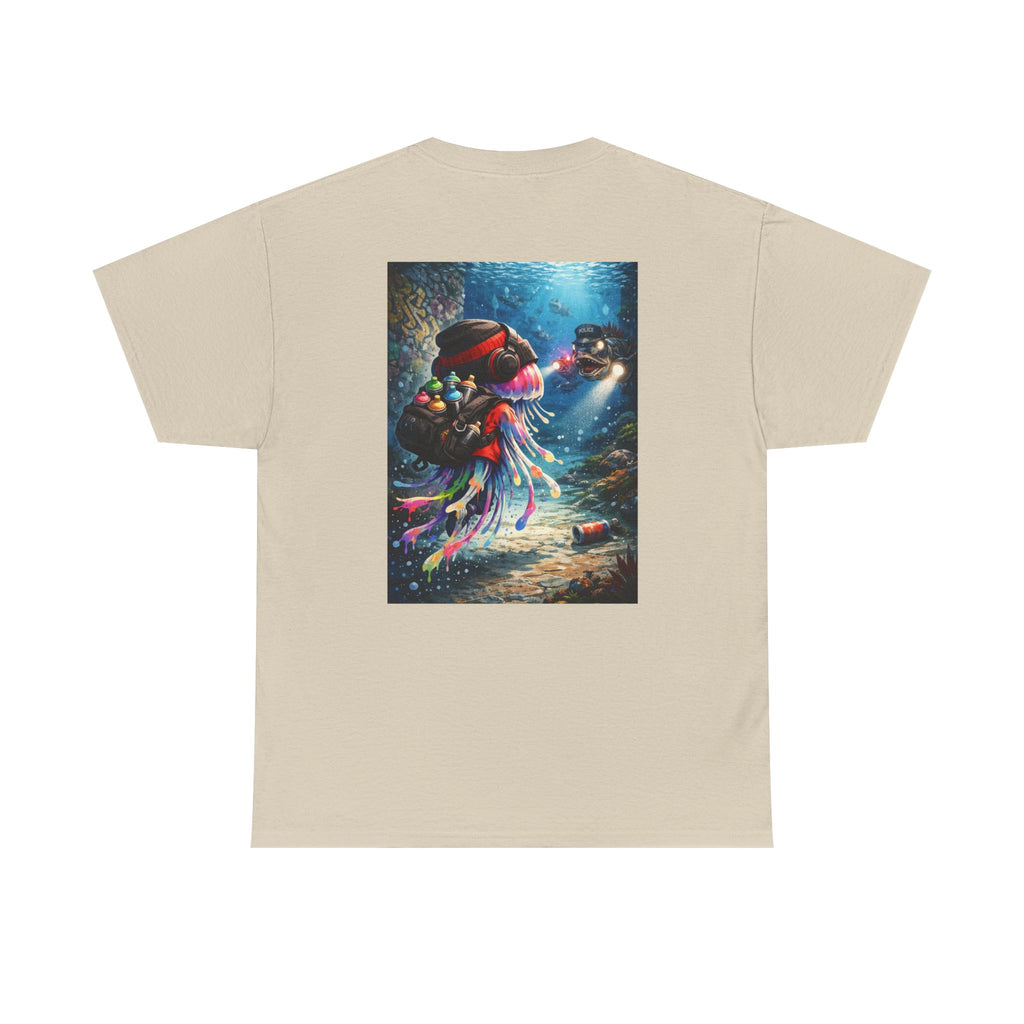 Graffiti Jellyfish - Graphic T-Shirt