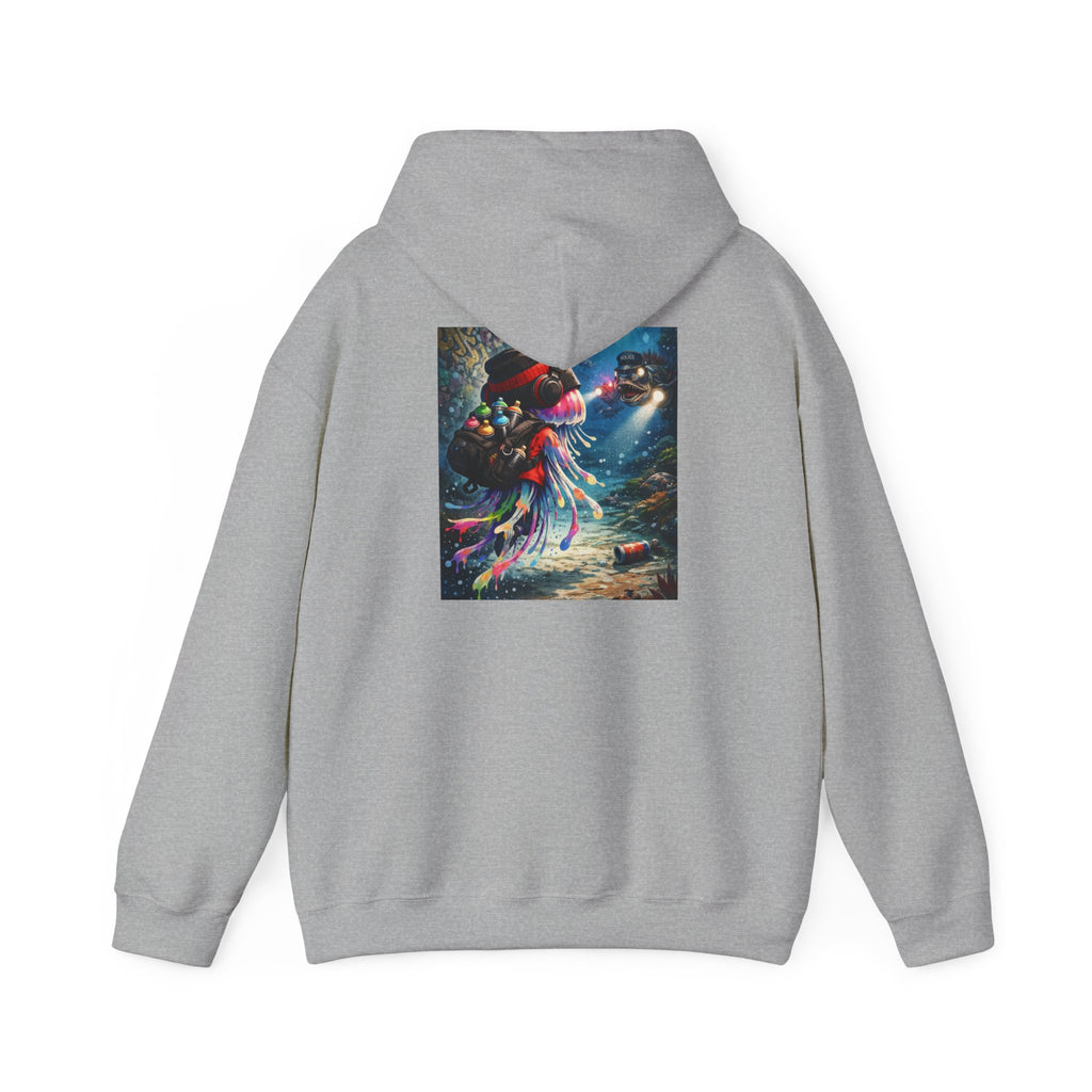 Graffiti Jellyfish - Graphic Hoodie