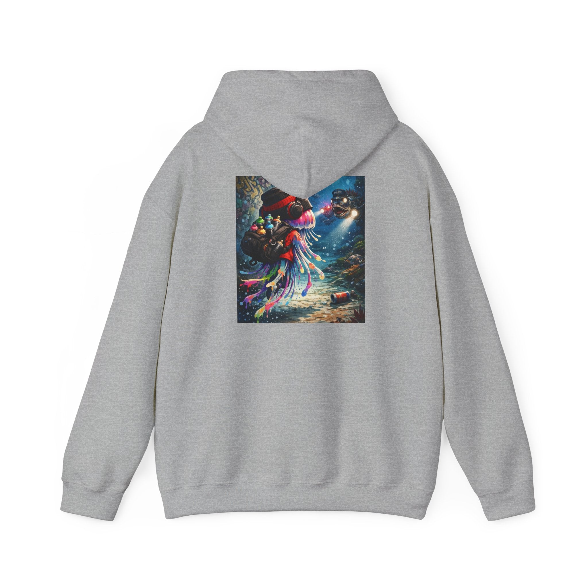 Graffiti Jellyfish - Graphic Hoodie
