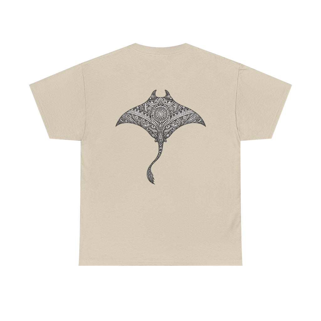 Manta Ray Mandala - "Let the Tide decide" - Graphic T Shirt