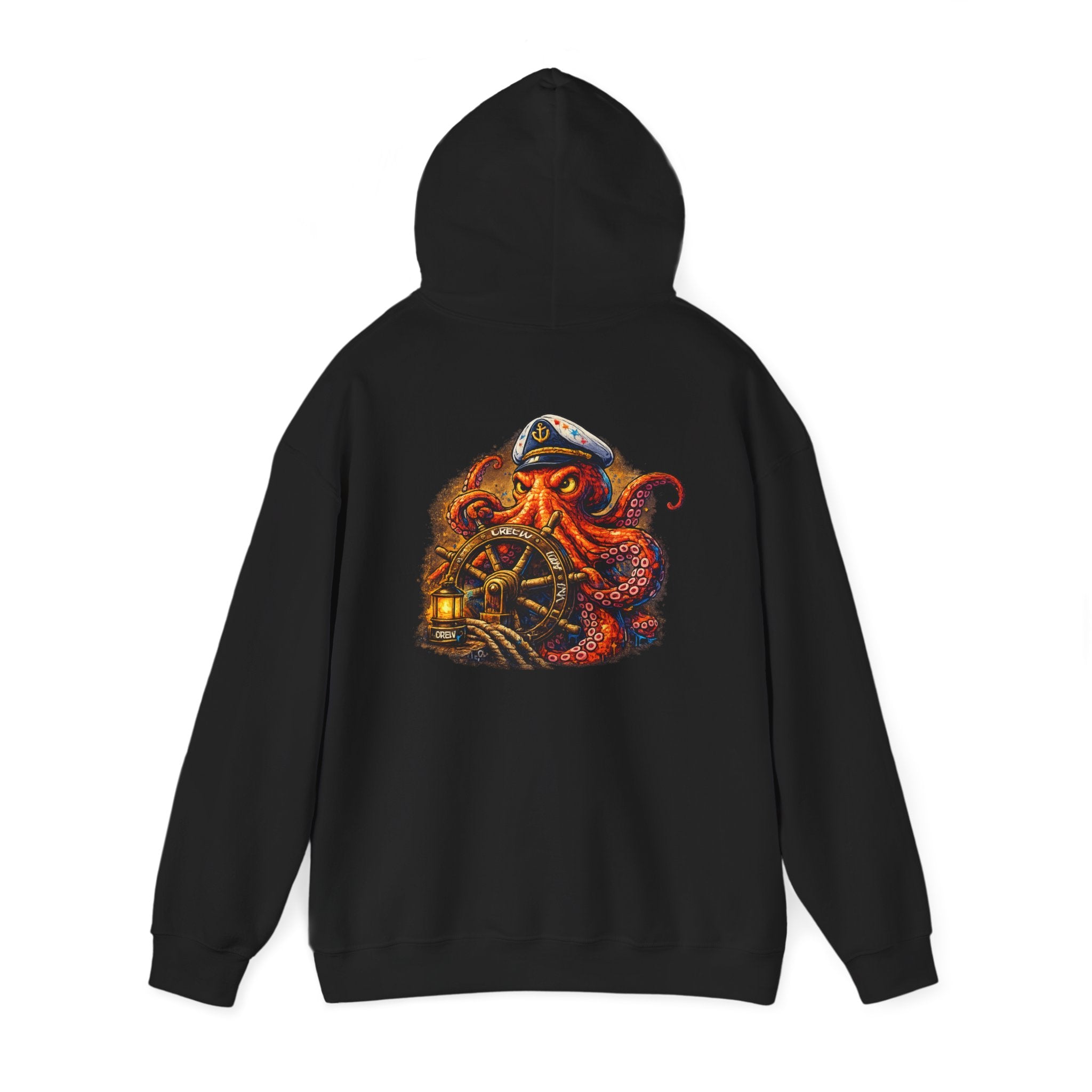 Captain Octopus - "Made under pressure. Made below sea level." - Graphic Hoodie