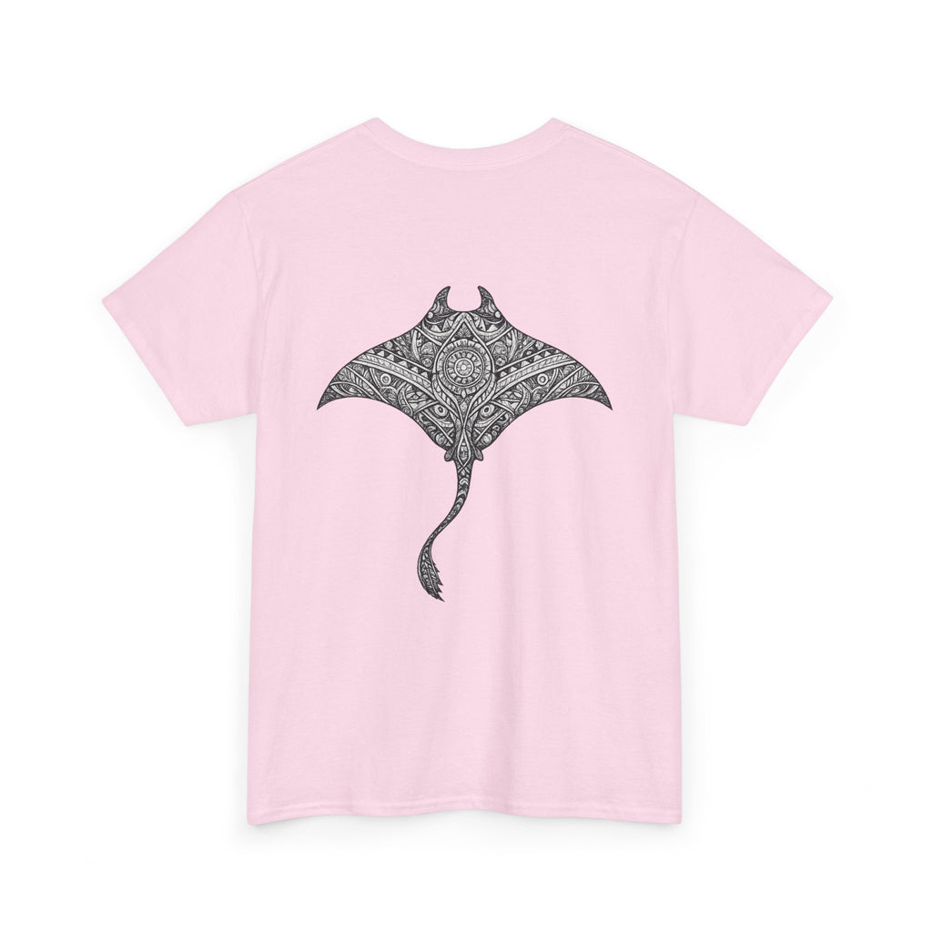 Manta Ray Mandala - "Let the Tide decide" - Graphic T Shirt