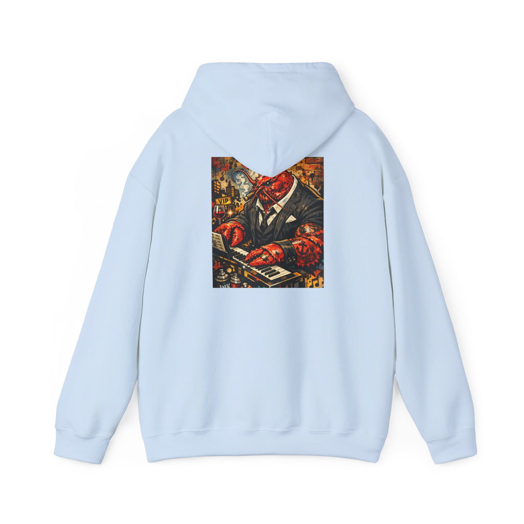 Lobster plays piano too - Graphic Hoodie