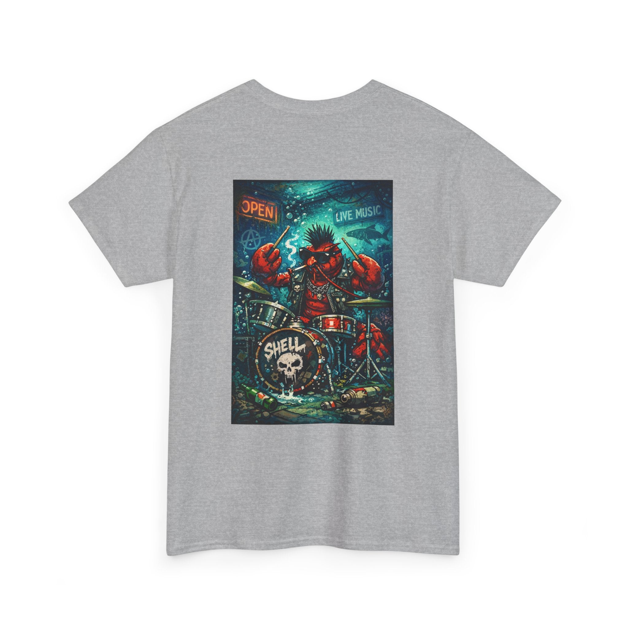 Drummer Lobstar  - Graphic T-Shirt