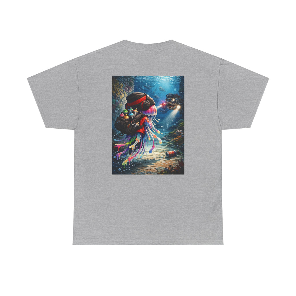 Graffiti Jellyfish - Graphic T-Shirt