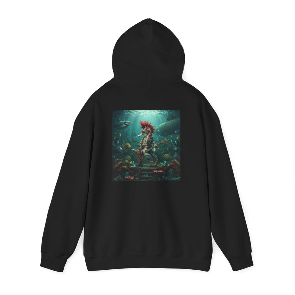 Rockstar Seahorse - Graphic Hoodie