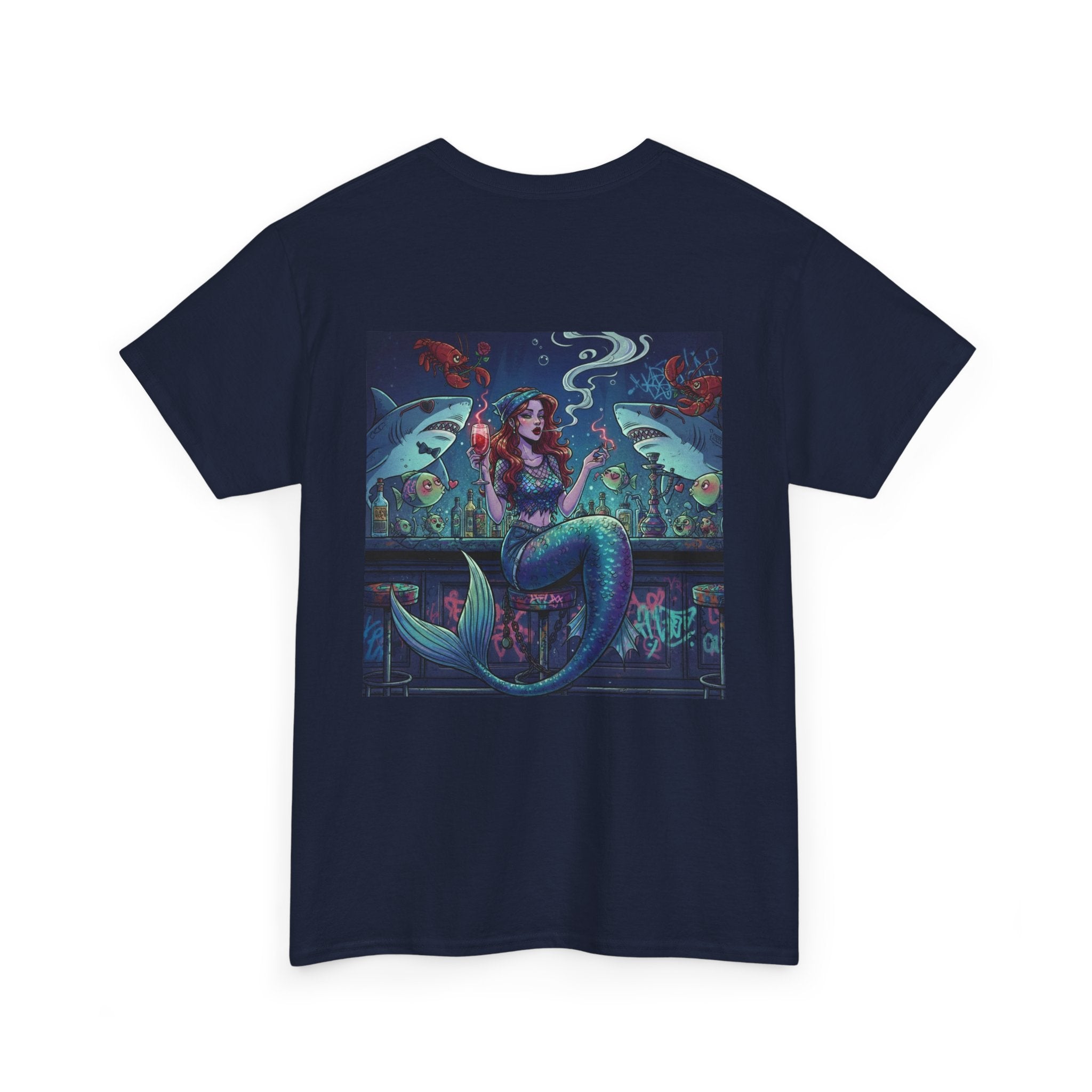 Mermaid at the Bar - Graphic T-Shirt
