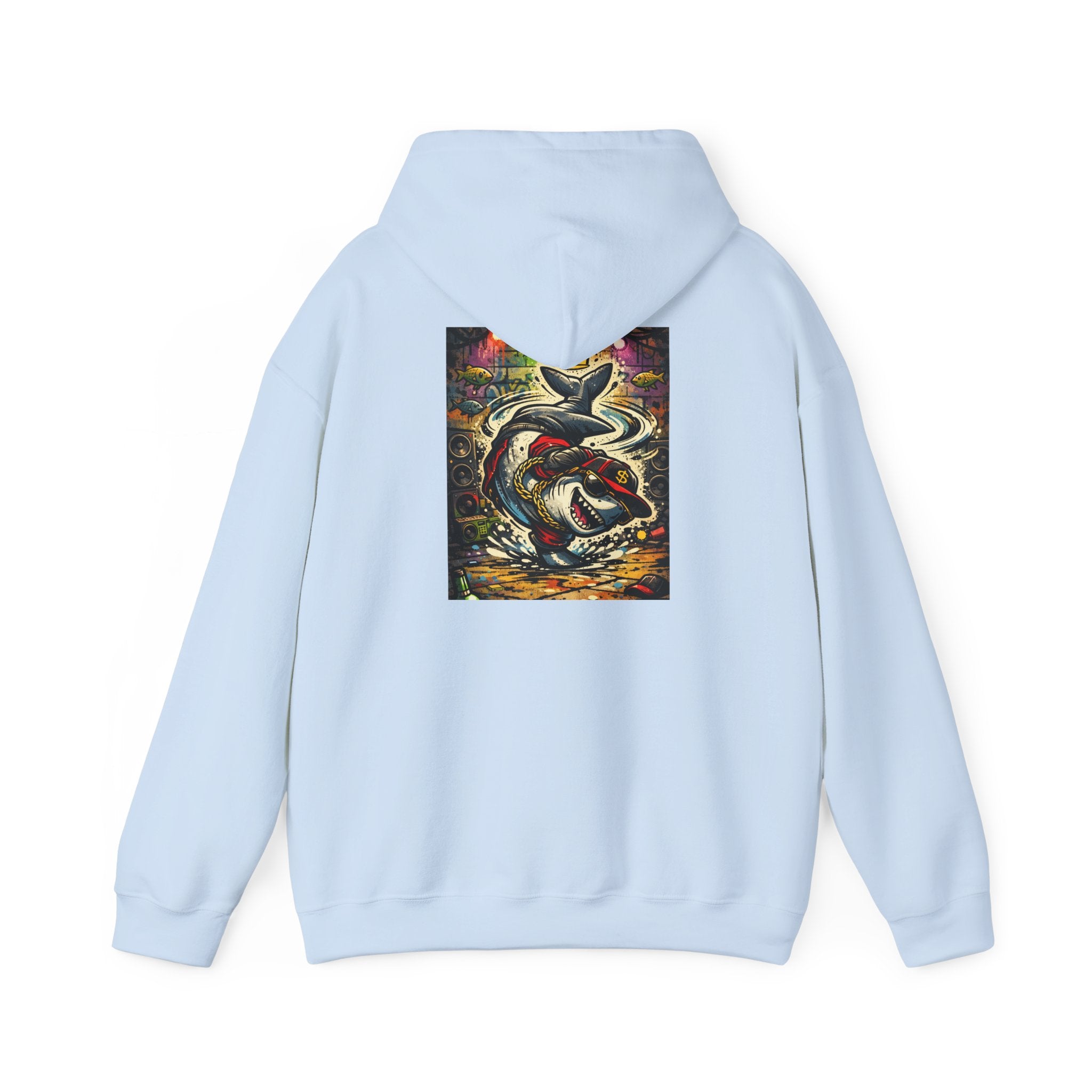 Breakdance Shark - Graphic Hoodie