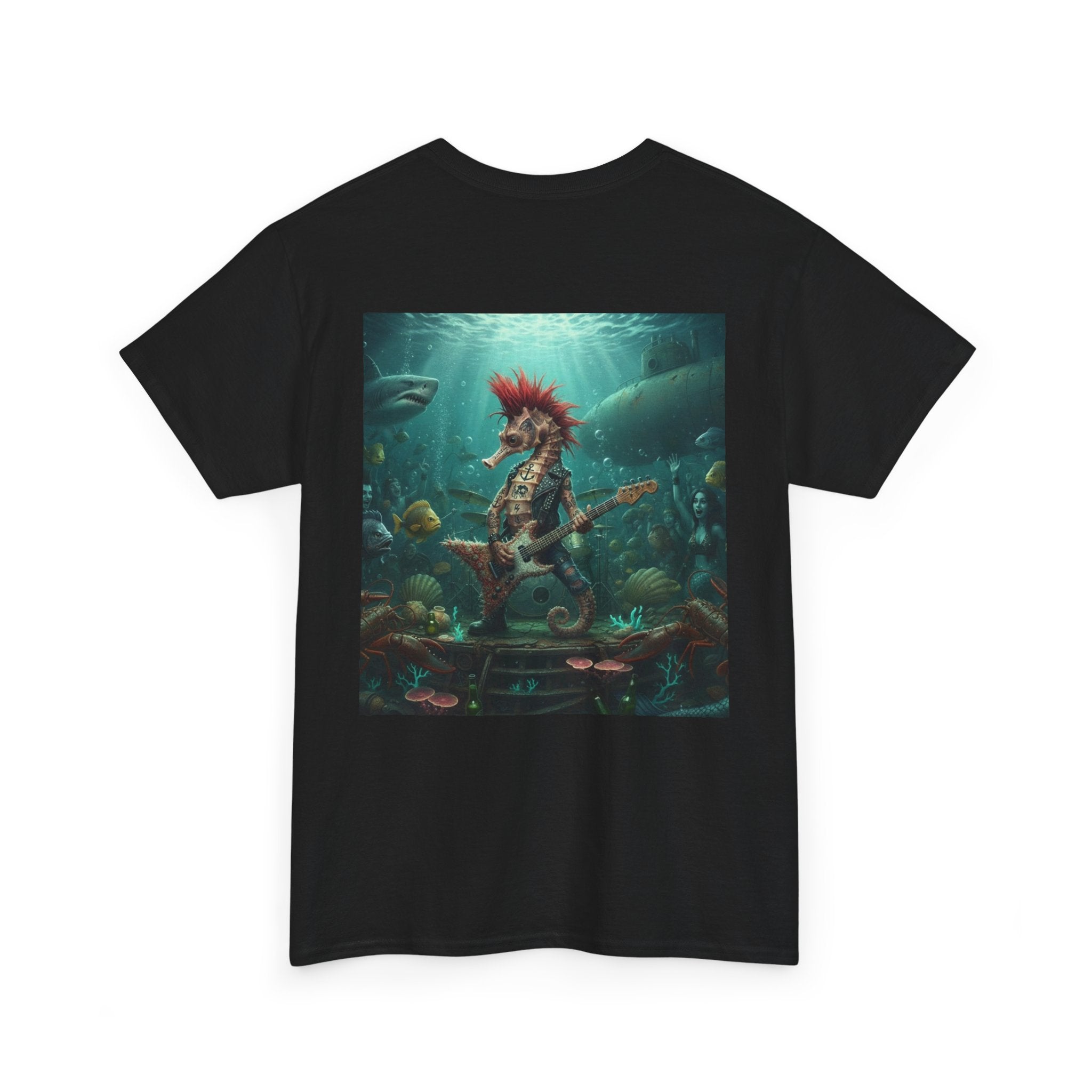 Rockstar Seahorse - Graphic T -Shirt