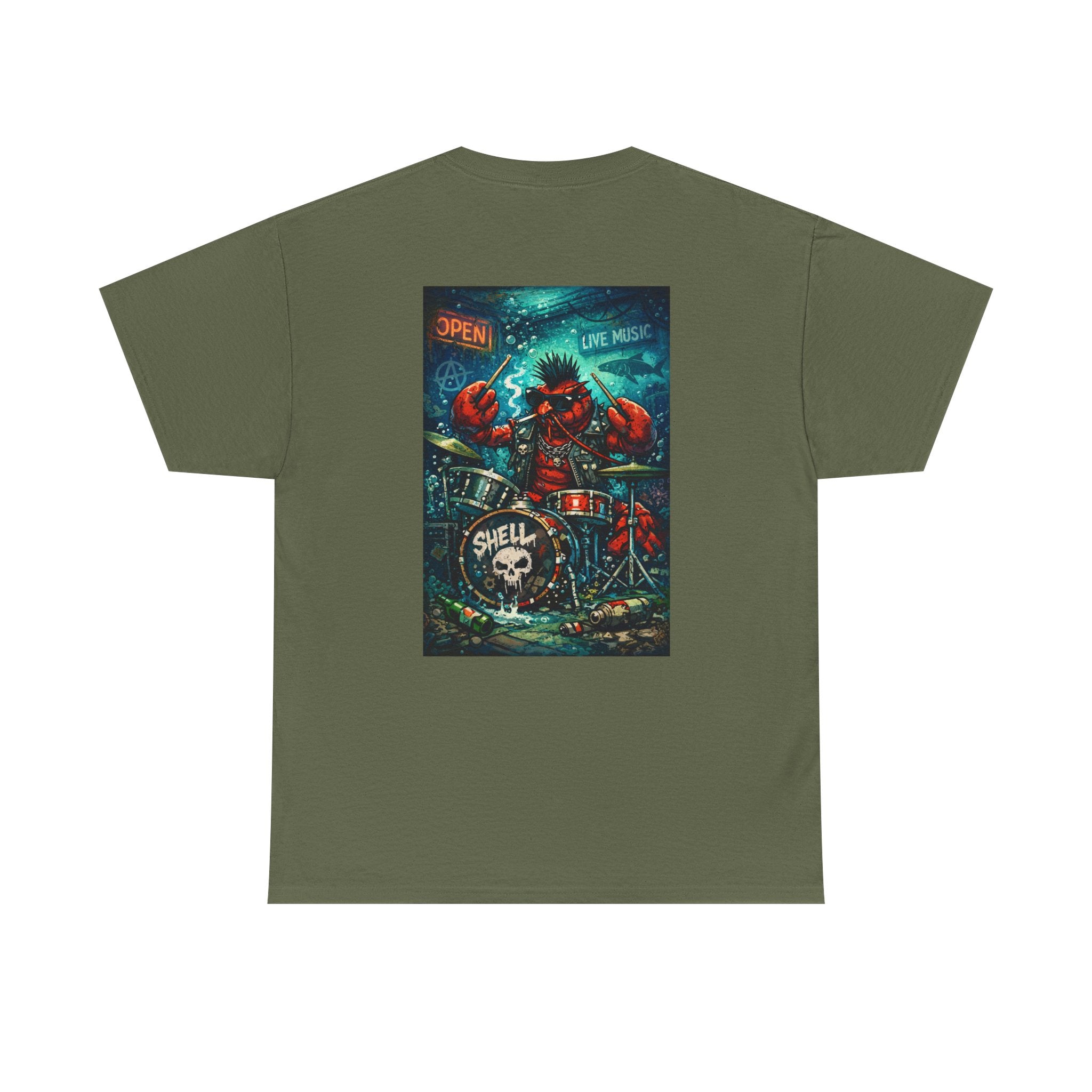 Drummer Lobstar  - Graphic T-Shirt