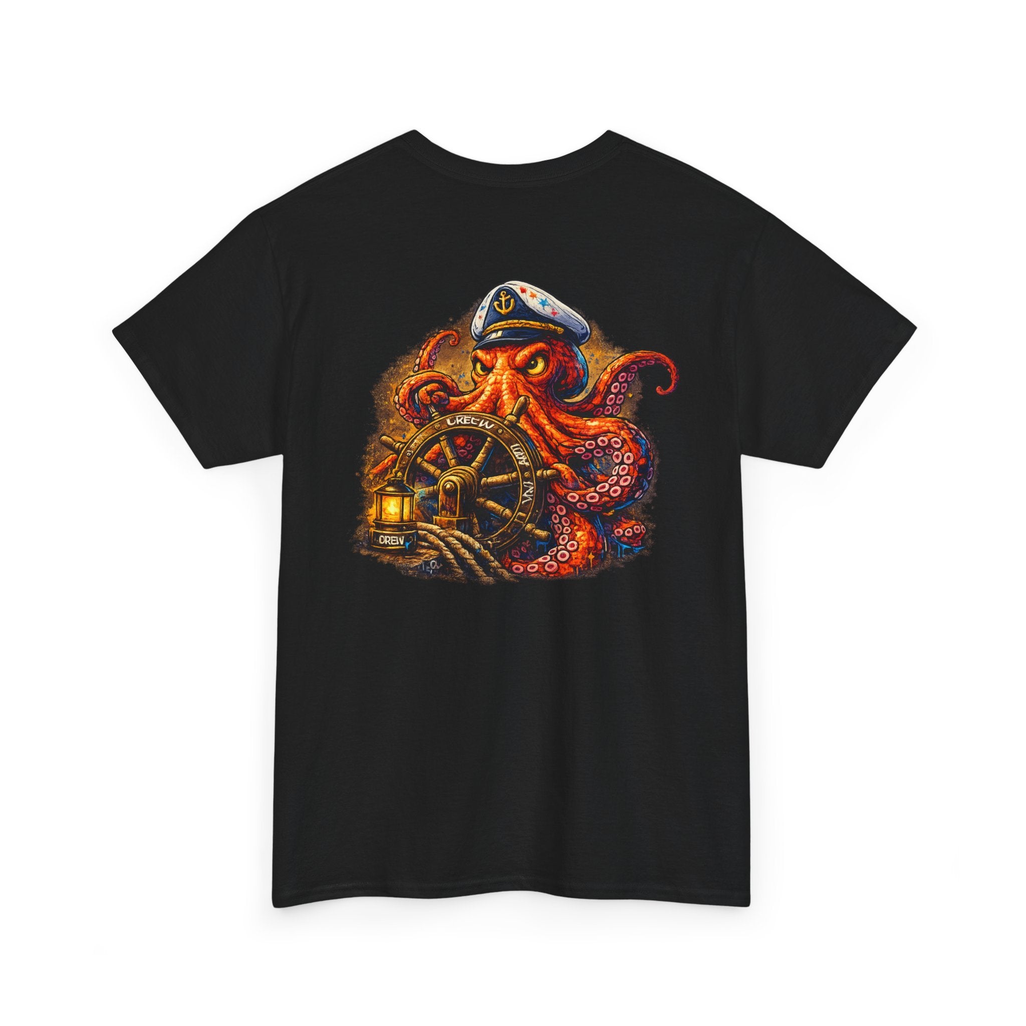 Captain Octopus - "Made under presssure. Made below sea level." - Graphic T - Shirt