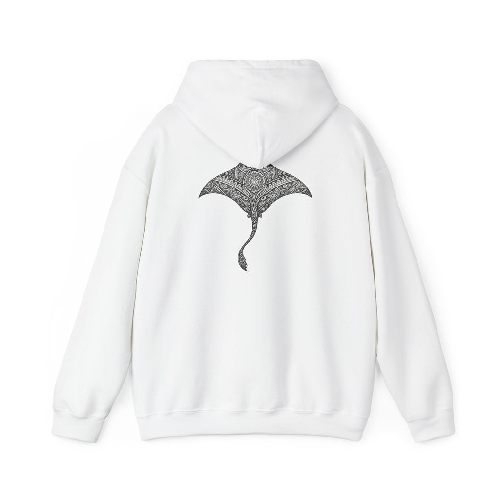 Mandala Manta Ray - "let the tide decide" - Graphic Hoodie