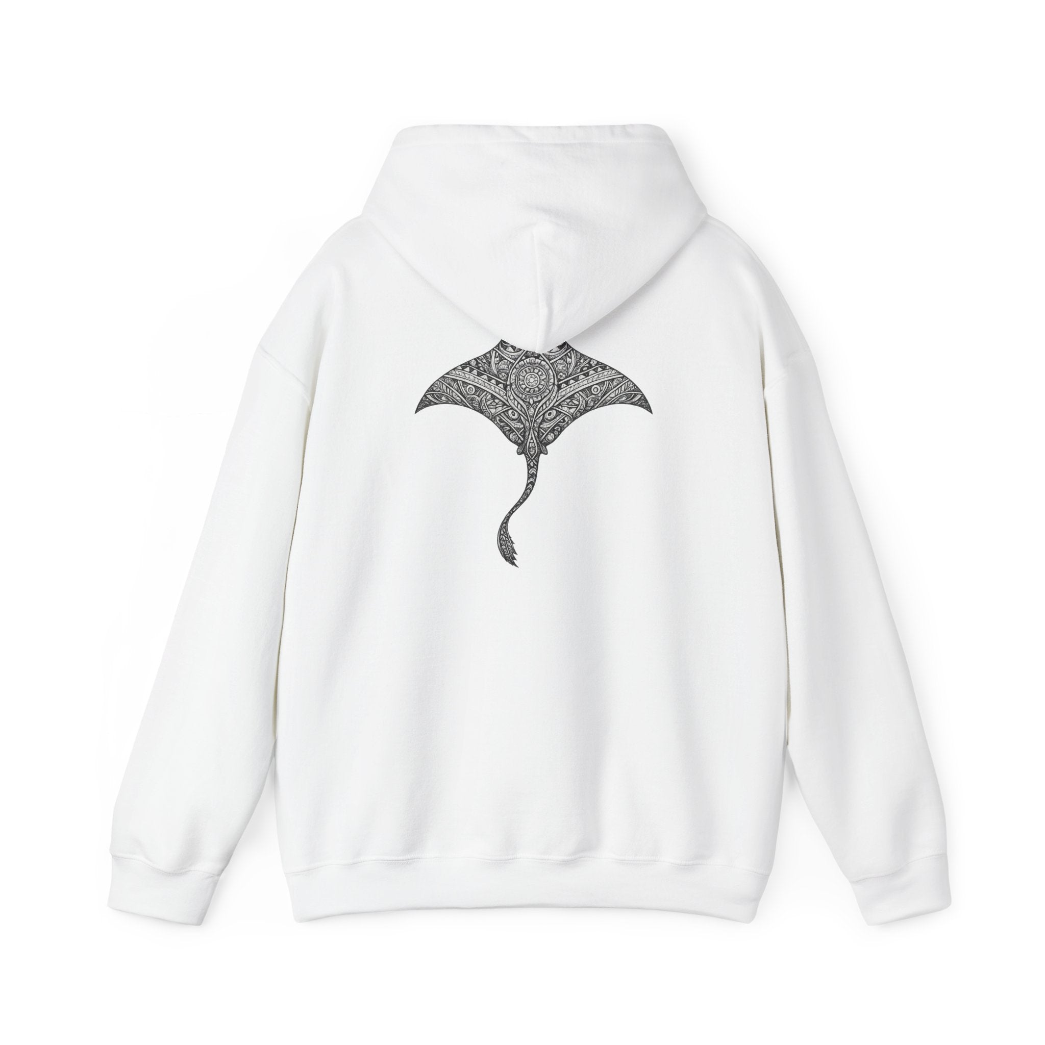 Mandala Manta Ray - "let the tide decide" - Graphic Hoodie