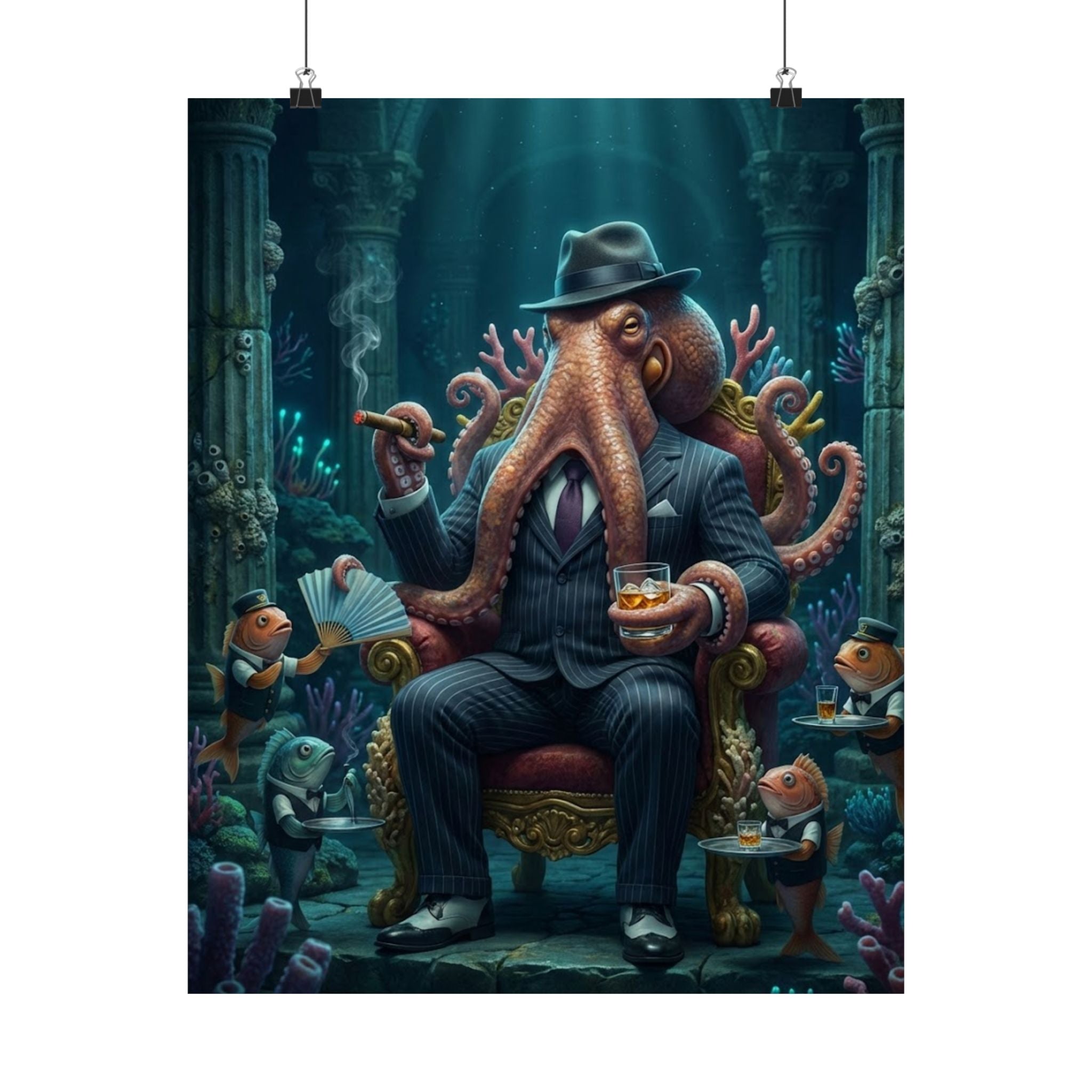 King Octopus - Graphic Poster