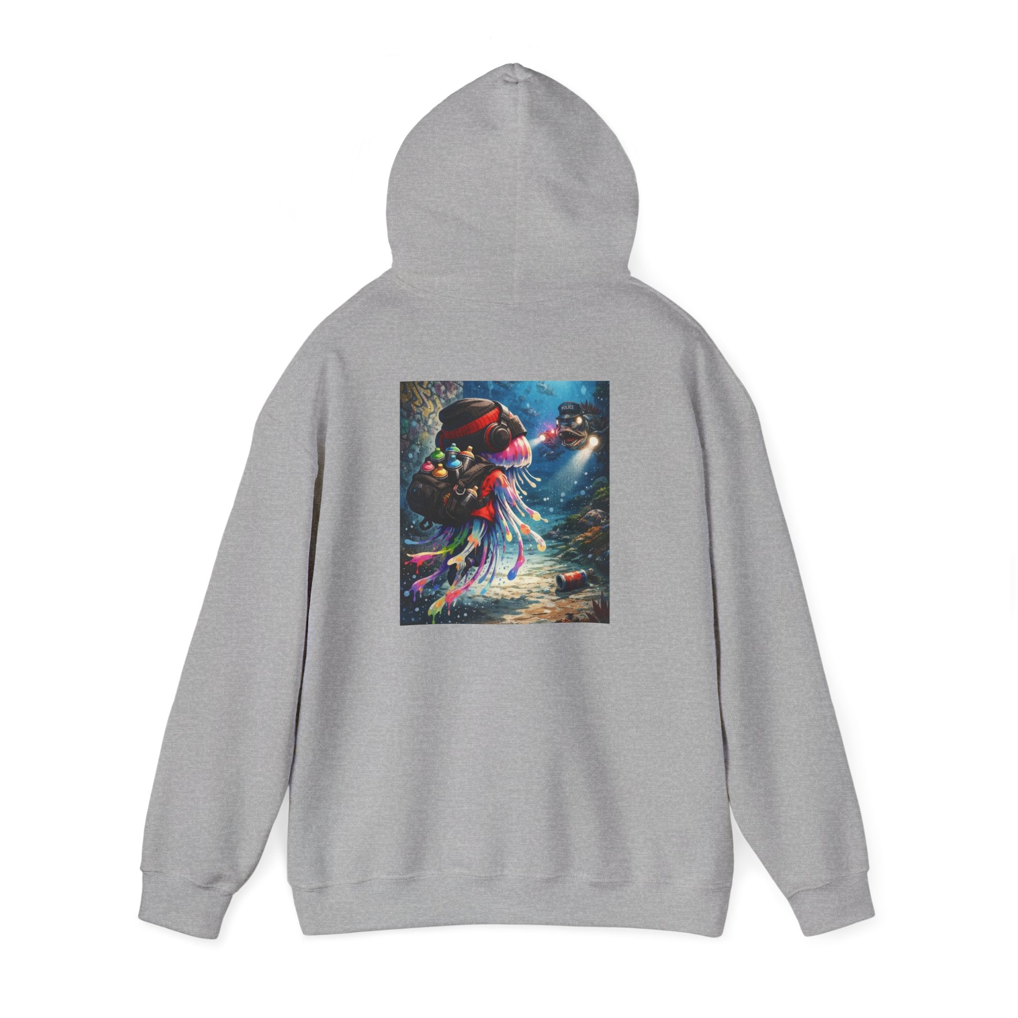 Graffiti Jellyfish - Graphic Hoodie