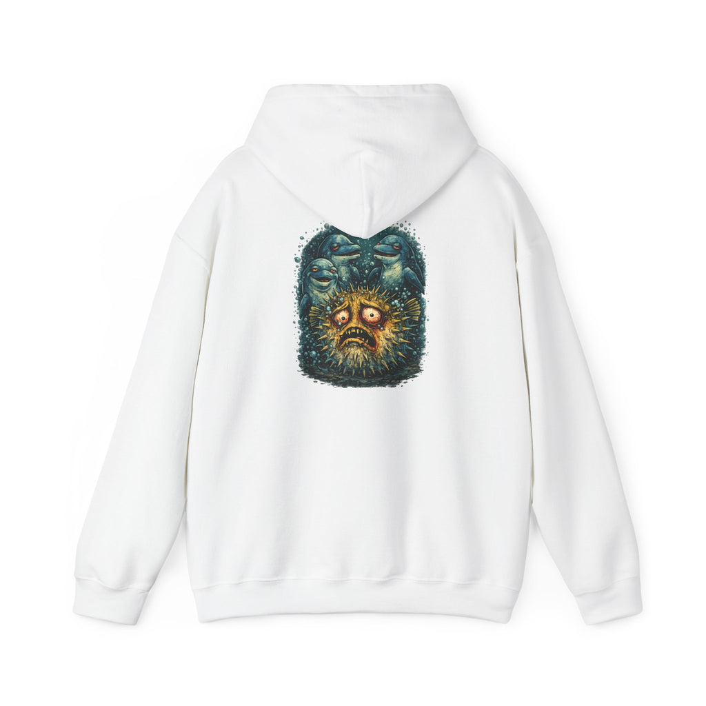 Pass the Puffer - Pufferfish Dolphin Graphic Hoodie