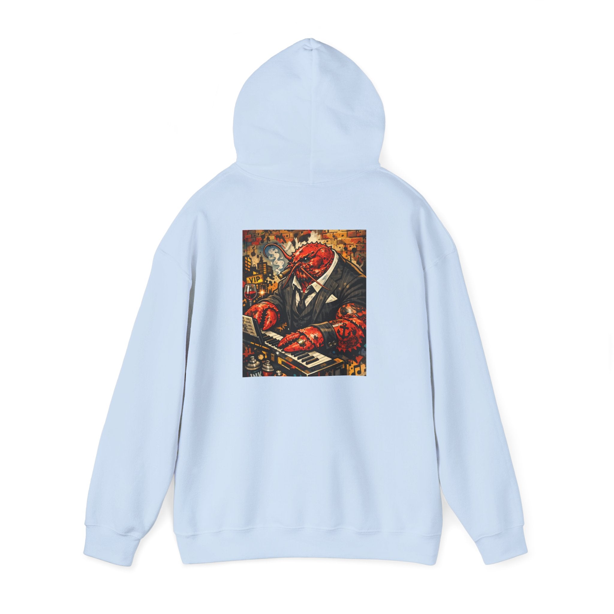 Lobster plays piano too - Graphic Hoodie