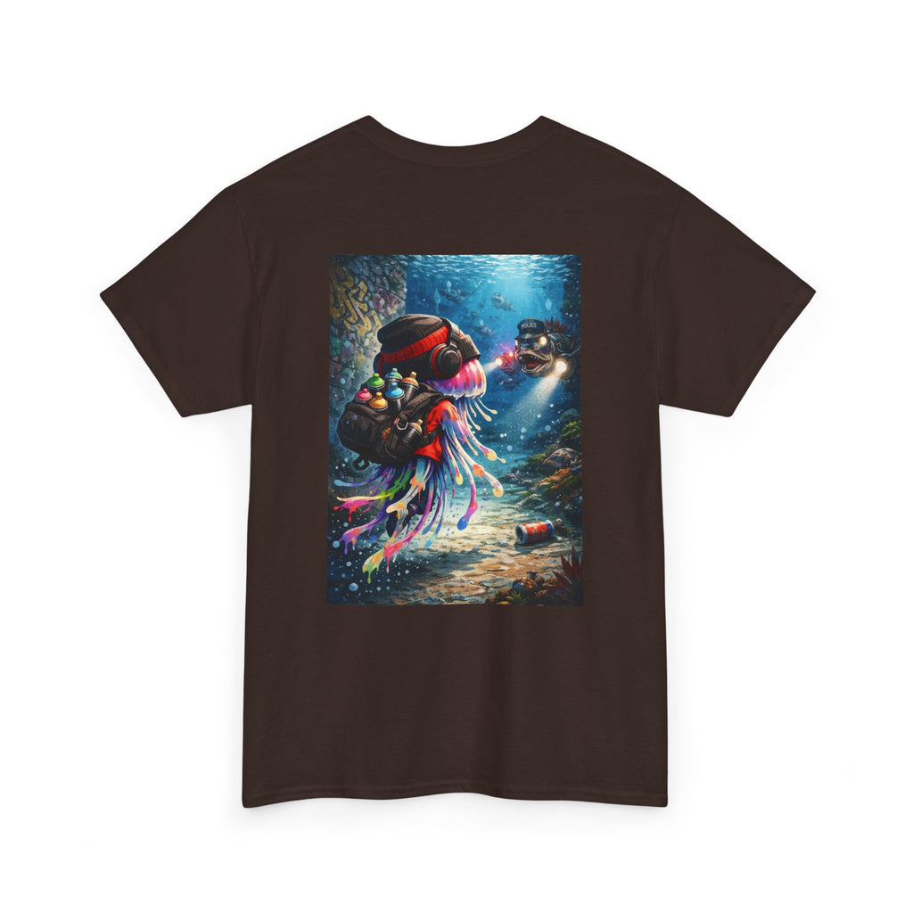 Graffiti Jellyfish - Graphic T-Shirt