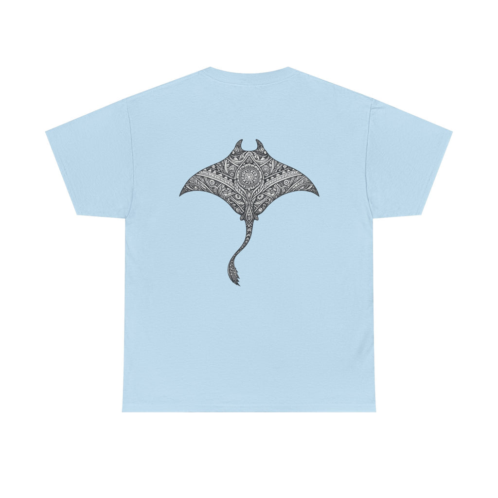 Manta Ray Mandala - "Let the Tide decide" - Graphic T Shirt