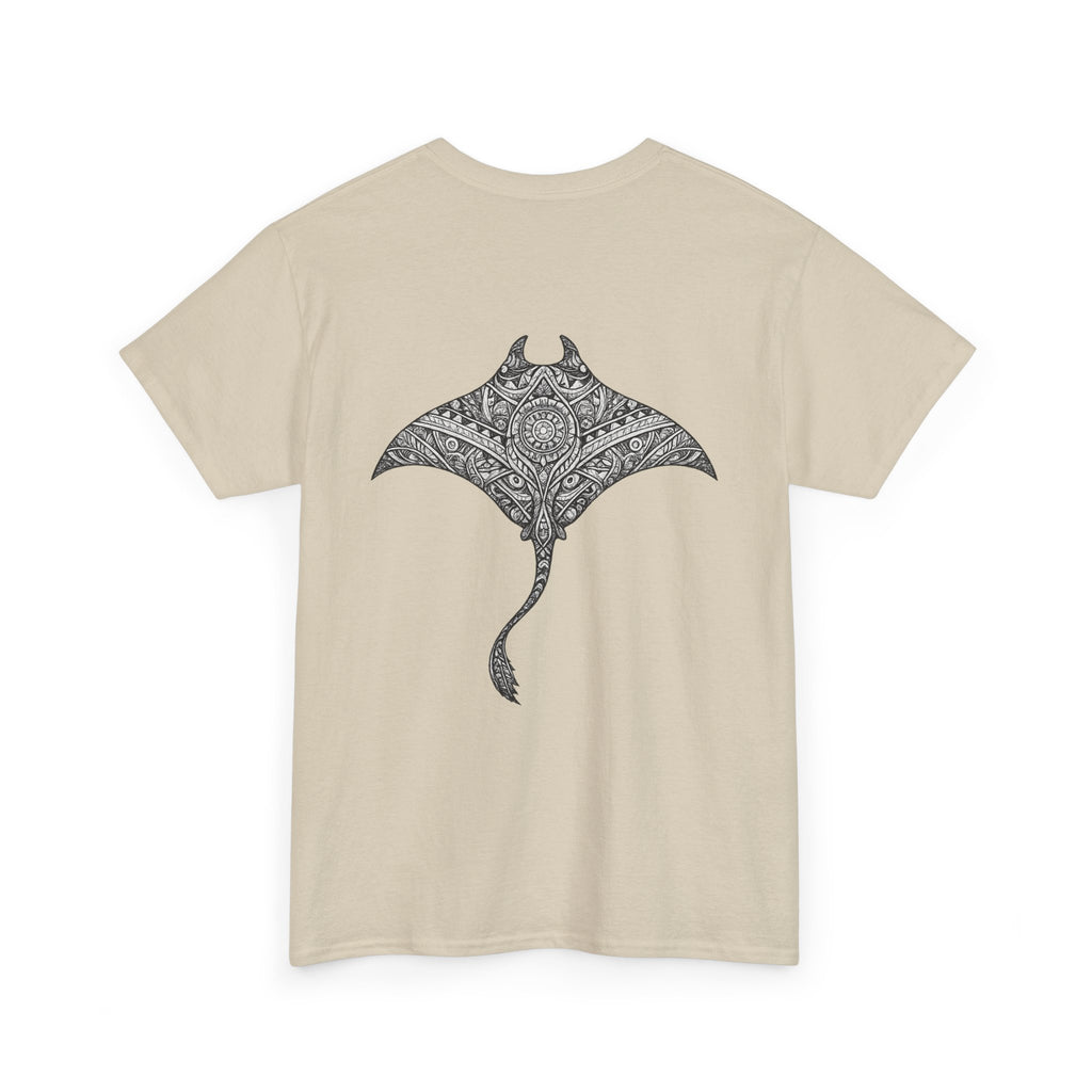 Manta Ray Mandala - "Let the Tide decide" - Graphic T Shirt